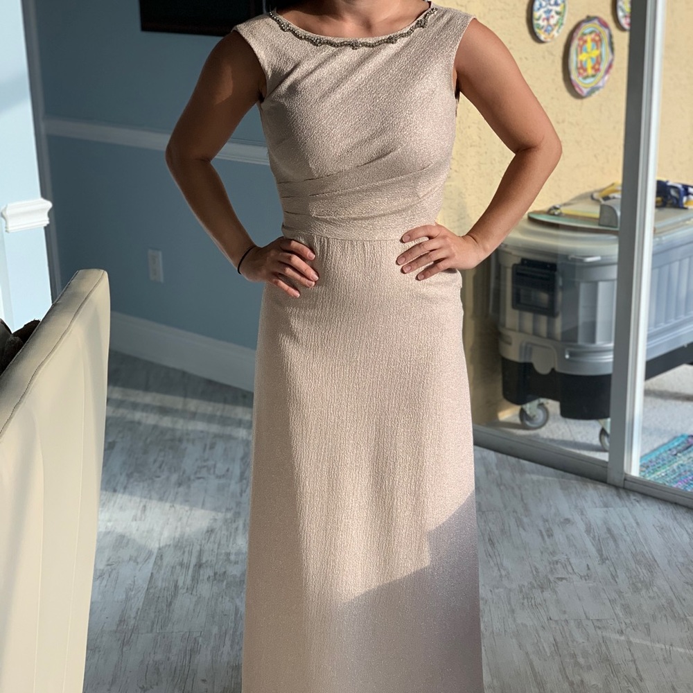 Gold classy special event dress
